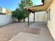 Small backyard with covered patio area at 7006 E Jensen St # 83, Mesa, AZ 85207