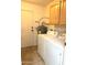Laundry room with washer, dryer, and cabinets at 7006 E Jensen St # 83, Mesa, AZ 85207