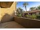 Private patio with view of community amenities at 5122 E Shea Blvd # 1099, Scottsdale, AZ 85254