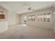Dining area with patio access and tile flooring at 19051 N Aztec Point Dr, Surprise, AZ 85387