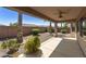 Covered patio overlooking a desert landscape at 19051 N Aztec Point Dr, Surprise, AZ 85387