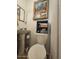 Small bathroom with pedestal sink and toilet at 8700 E University Dr # 1322, Mesa, AZ 85207