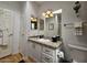 Clean bathroom with single sink vanity, toilet and shower at 8700 E University Dr # 1322, Mesa, AZ 85207