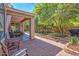Spacious backyard with patio, pergola, and mature trees at 35202 N 30Th Dr, Phoenix, AZ 85086