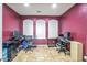 Home office with two work stations and built-in shelving at 35202 N 30Th Dr, Phoenix, AZ 85086