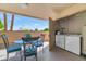 Patio with table and chairs, laundry access at 17404 N 99Th Ave # 108, Sun City, AZ 85373