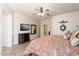 Bright bedroom with a queen bed and decorative accents at 19973 N Half Moon Dr, Surprise, AZ 85374