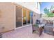 Patio with seating area and sliding doors at 29405 N 123Rd Gln, Peoria, AZ 85383