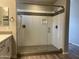 Large walk-in shower with glass enclosure and modern fixtures at 15935 W Montana De Oro Dr, Surprise, AZ 85387