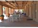 Community patio with tables and chairs at 8500 E Southern Ave # 586, Mesa, AZ 85209