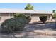 Backyard view of a house with manicured landscaping at 8500 E Southern Ave # 586, Mesa, AZ 85209