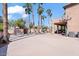 Large backyard with basketball court and shed at 580 N Benson Ln, Chandler, AZ 85224