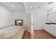Spa-like bathroom with a large soaking tub, fireplace, and double sinks at 580 N Benson Ln, Chandler, AZ 85224
