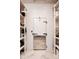 Walk-in pantry with ample shelving and a large walk-in refrigerator at 11179 E Honda Bow Rd, Scottsdale, AZ 85262