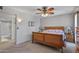 Spacious main bedroom with a ceiling fan at 12620 W Parkwood Dr, Sun City West, AZ 85375