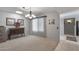 Bright dining room with chandelier and hardwood floors at 12620 W Parkwood Dr, Sun City West, AZ 85375
