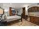 Comfortable guest room with ensuite kitchenette and tiled floors at 5400 E Valle Vista Rd # 6, Phoenix, AZ 85018