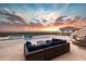 Elegant patio furniture with fire pit and city views at 5400 E Valle Vista Rd # 6, Phoenix, AZ 85018