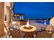 Inviting pool and fire pit area with city views at 5400 E Valle Vista Rd # 6, Phoenix, AZ 85018