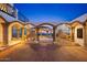 Elegant entryway with lion statues and ornate gates at 5400 E Valle Vista Rd # 6, Phoenix, AZ 85018