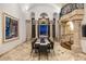 Formal dining room with a view and access to the outdoor patio at 5400 E Valle Vista Rd # 6, Phoenix, AZ 85018