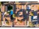Aerial view showing home, pool, and surrounding area at 5534 W Tierra Buena Ln, Glendale, AZ 85306