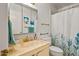 Clean bathroom with updated vanity and shower at 5534 W Tierra Buena Ln, Glendale, AZ 85306