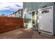 Front view of the house, featuring a white door at 510 N Alma School Rd # 143, Mesa, AZ 85201