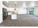 Modern kitchen with island and stainless steel appliances at 48308 N Basilio St, Gold Canyon, AZ 85118