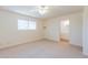 Bedroom with ensuite bathroom and window with blinds at 2308 N Gayridge Rd, Mesa, AZ 85215