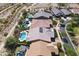 Aerial view of homes with pools and lush landscaping at 2229 N Beverly Pl, Buckeye, AZ 85396