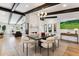 Bright dining room with modern chandelier and spacious table at 8320 E Appaloosa Trl, Scottsdale, AZ 85258