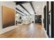 Open living space with hardwood floors and exposed beams at 8320 E Appaloosa Trl, Scottsdale, AZ 85258