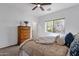 Spacious bedroom with a dresser and large window at 16308 E Arrow Dr # 111, Fountain Hills, AZ 85268