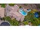Large home with pool, sport court, and lush landscaping at 14828 N 15Th Ave, Phoenix, AZ 85023