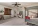 Well-lit bedroom with a queen bed and wood accents at 14828 N 15Th Ave, Phoenix, AZ 85023