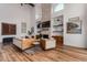 Bright living room featuring hardwood floors and a cozy seating area at 14828 N 15Th Ave, Phoenix, AZ 85023