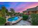 Stunning spa and pool area with a waterfall feature at 37295 N Boulder View Dr, Scottsdale, AZ 85262