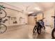 Organized garage with overhead storage and room for multiple vehicles at 37295 N Boulder View Dr, Scottsdale, AZ 85262