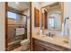 Well-appointed bathroom with granite vanity and walk-in shower at 15512 E Desert Hawk Trl, Fountain Hills, AZ 85268