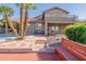Spacious backyard with a pool, patio, and palm trees at 5540 W Lone Cactus Dr, Glendale, AZ 85308