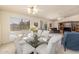 Bright dining area with glass table and seating for six at 1729 Leisure World --, Mesa, AZ 85206