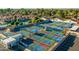 Aerial view of community pickleball courts at 1729 Leisure World --, Mesa, AZ 85206