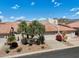 Spanish style home with a two-car garage and mountain views at 8870 E Greenview Dr, Gold Canyon, AZ 85118