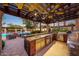 Stainless steel appliances and granite countertops in this outdoor kitchen at 6107 E Paradise Dr, Scottsdale, AZ 85254