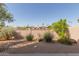 Landscaped backyard with desert plants and rock at 7556 N Via De La Siesta --, Scottsdale, AZ 85258