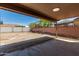 Large backyard with covered patio and block wall at 8508 W Clarendon W Ave, Phoenix, AZ 85037