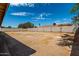 Large, unlandscaped backyard with block wall at 8508 W Clarendon W Ave, Phoenix, AZ 85037