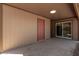 Covered patio with access to backyard and storage room at 8508 W Clarendon W Ave, Phoenix, AZ 85037
