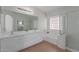 Double vanity bathroom with soaking tub and separate shower at 40752 W Robbins Dr, Maricopa, AZ 85138
